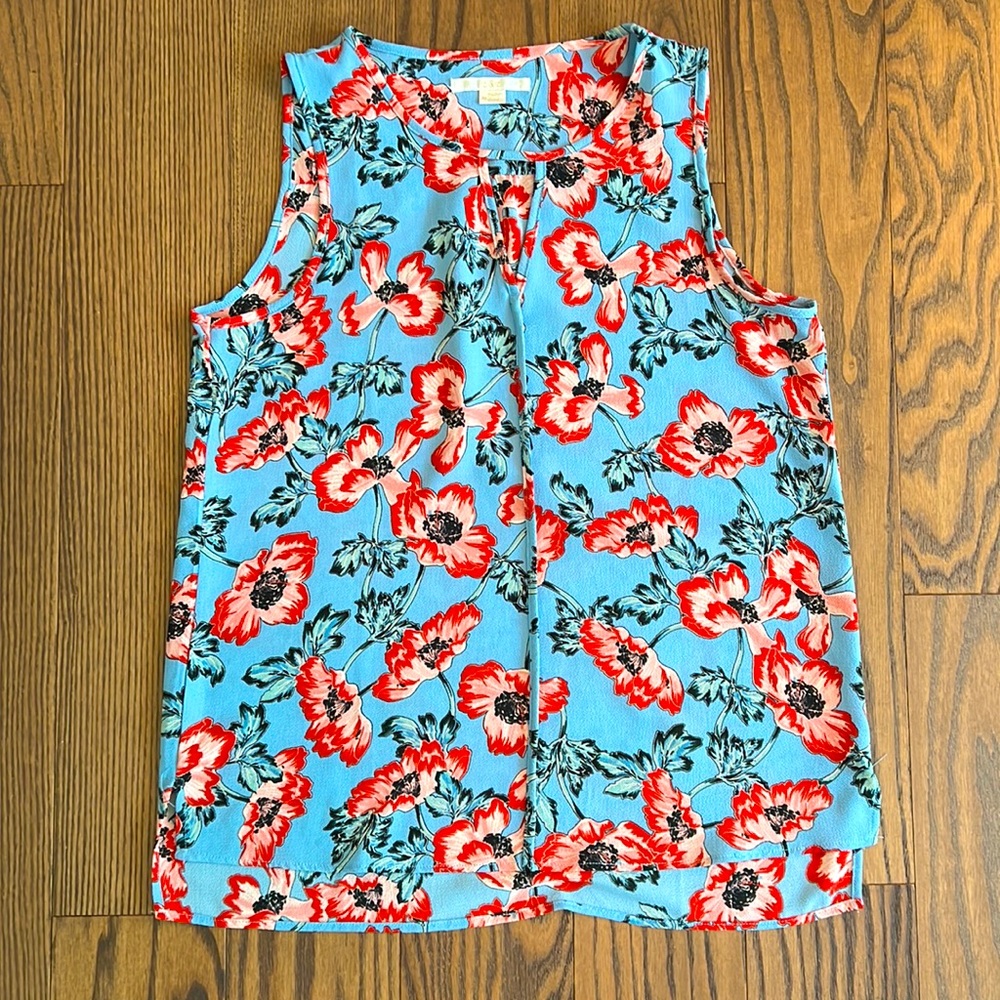 C&E Floral Tank Blouse